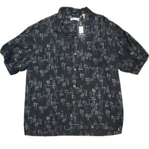 NWT vintage Tehama silk button down xl